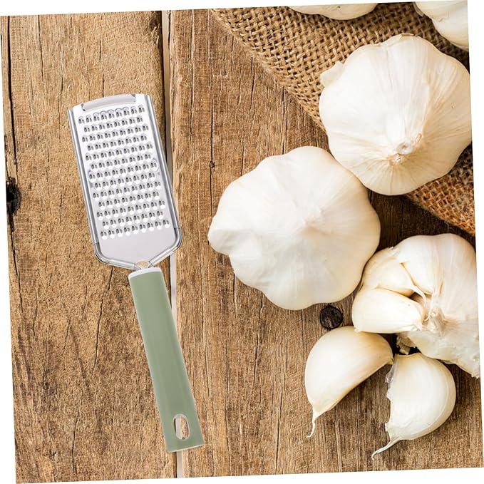 Cabilock Multifunctional Garlic Peeler Fine Grater Vampire Garlic Crusher for Kitchen Cheese Zester Ergonomic Handle Easy Cleaning