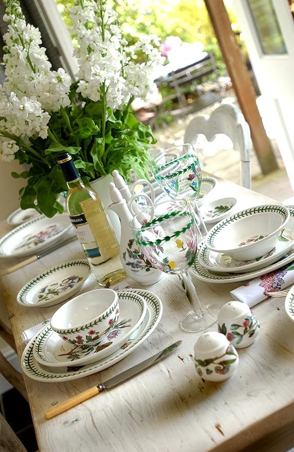 Portmeirion Botanic Garden Dinner Plate, Sunflower Motif, Set of 6