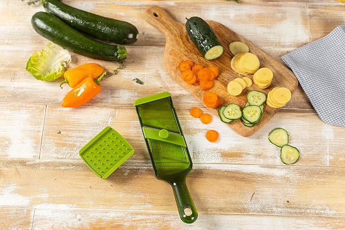 Kuhn Rikon Adjustable Mandoline, Green