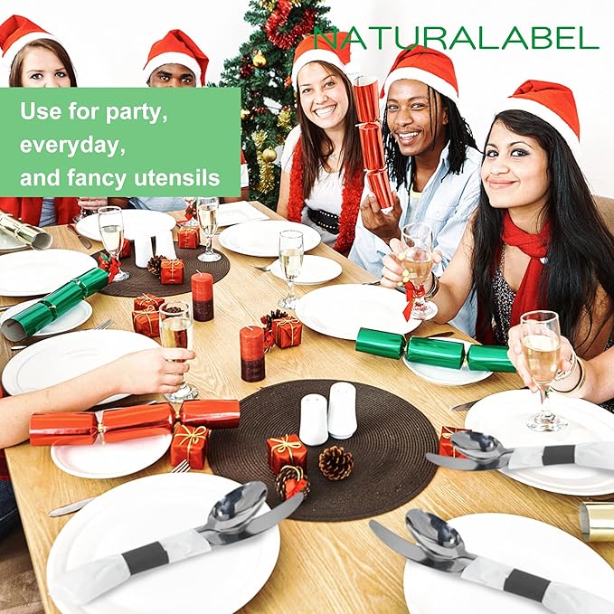 NATURALABEL 2000 PCS Paper Napkin Rings with Box, Self-Adhesive Napkin Bands, for Family Reunion, Birthday Party, Wedding, Celebration (Multicolor)