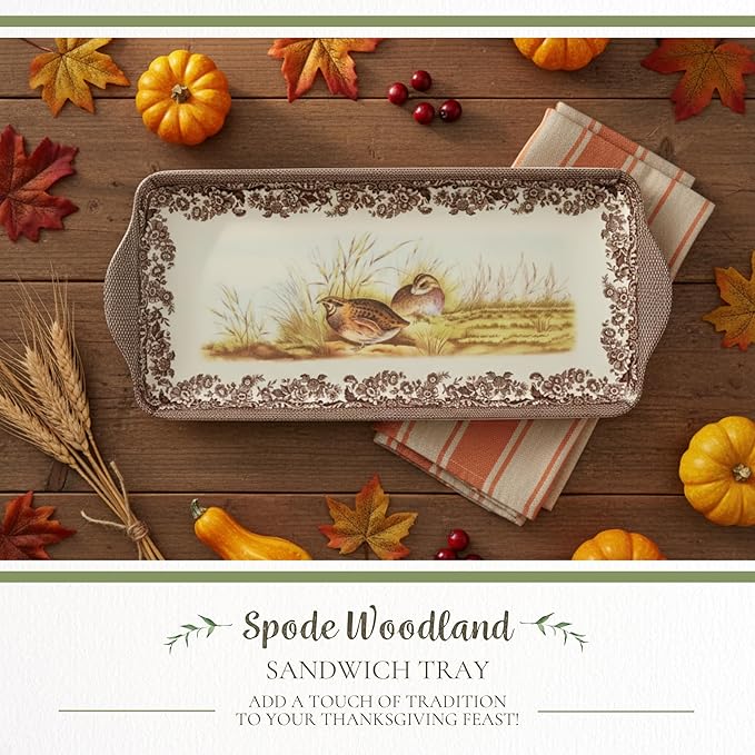 Pimpernel Decorative Melamine Rectangular Serving Tray – (15.25" x 6.5") Durable Lightweight Platter for Snacks, Drinks, Coffee & Appetizers, Ideal for Dining, Kitchen, Bar & Entertaining