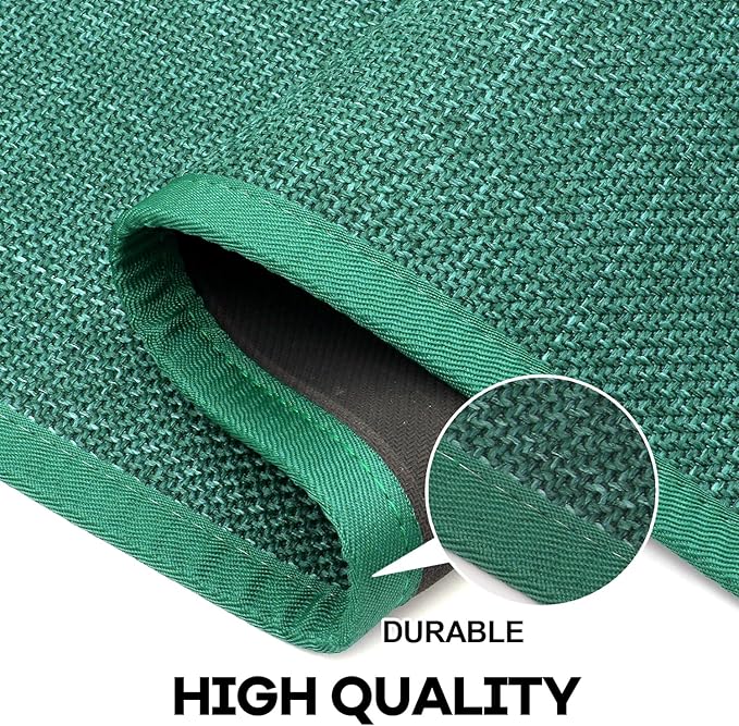 Kitchen Rug, Rubber Non Slip Kitchen Rugs Washable, Absorbent Runner Mat for Floor, Machine Washable Standing Mats for in Front of Sink, Laundry, Entryway, Hallway (Dark Green, 47" × 17.3")