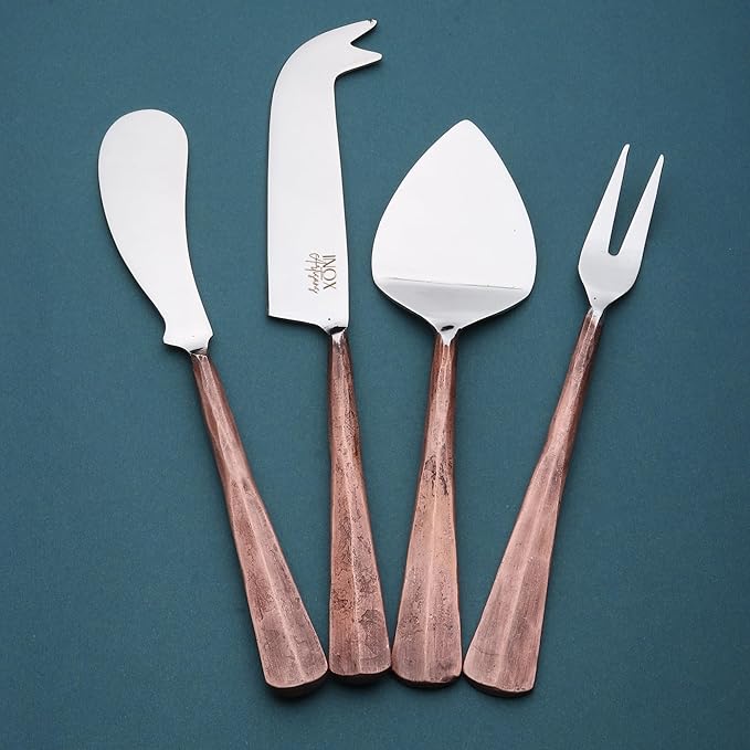 INOX artisans Ridge Cheese Accessories 4 Pc. Set