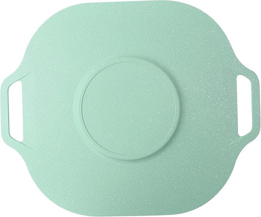 SYQQMEE Korean Grill Pan for Stove Top, Camping Stove and induction Stove, Griddle with Thick Bottom, Non-stick Coating frying Pan (Green, Square)