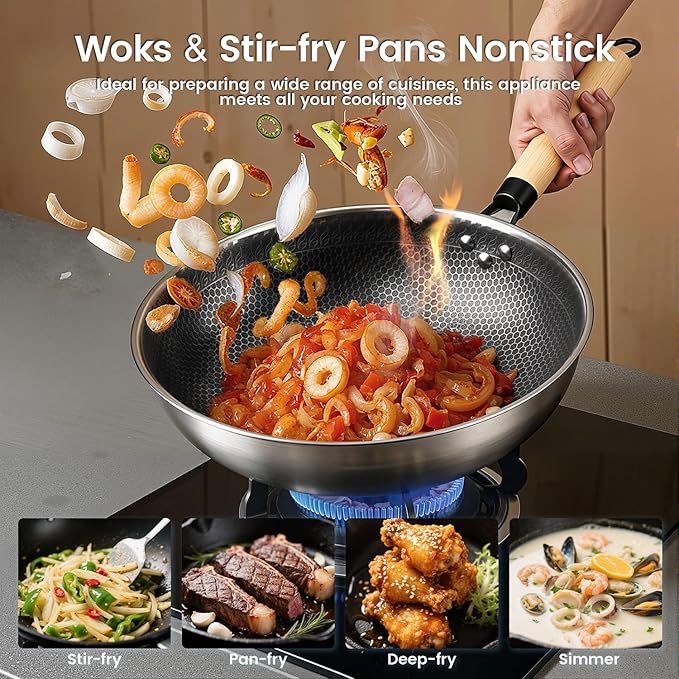 Abangdun Wok Induction Cooktop 1700W 120V Burner Induction Curved Electric Stove Hot Plate Round Bottom Frying Evenly