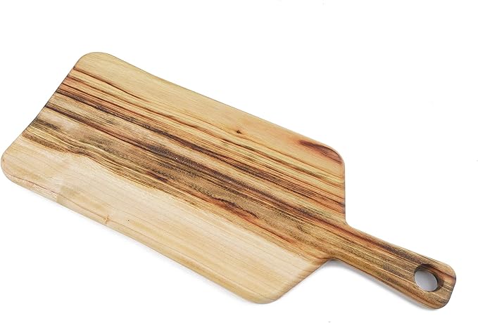 BOUMBI Fragrant Camphor Laurel Wood Reversible Cutting Board ((15.7x6.3x0.55 inches) paddle)