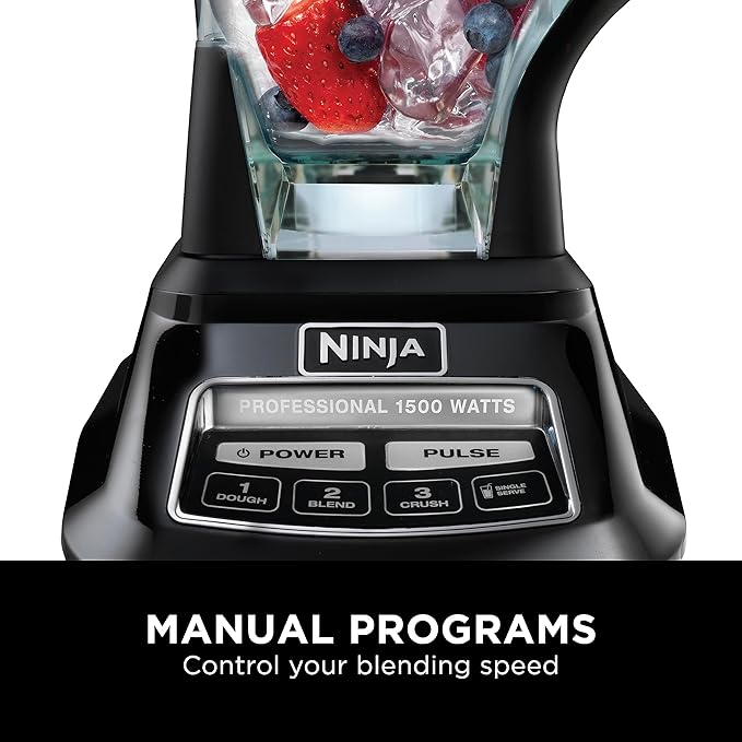 Ninja Mega Kitchen System, 1500W, 72 oz. Full-Size Blender & 8-Cup Food Processor with (2) 16 oz. Cups , Black, BL770