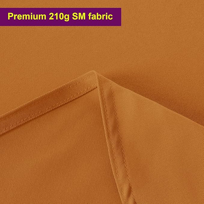 Obstal Bronze Rectangle Table Cloth - Heavy Duty Water Resistance Polyester Tablecloth, Decorative Fabric Table Cover for Outdoor and Indoor Use, 60x120 Inch