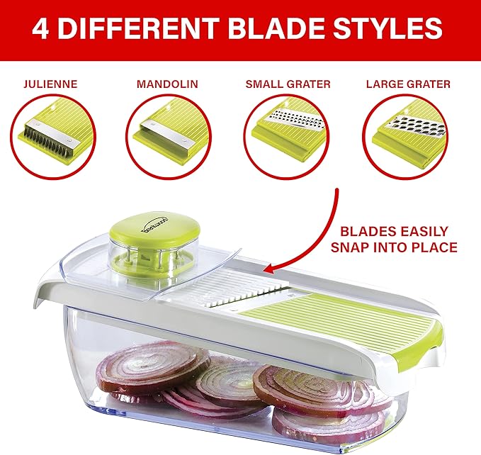 Brentwood KA-5040G Food Slicer, standard, White
