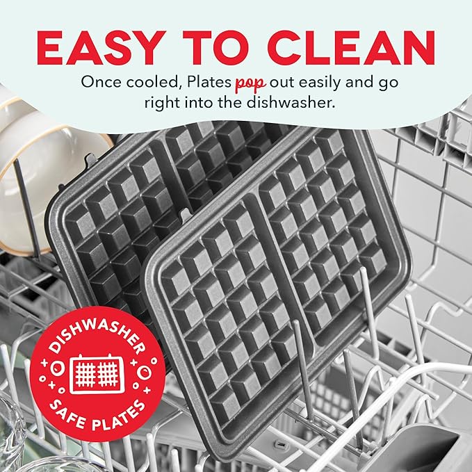 Double Waffle 2-Plate Pack for MultiMaker® Flex Press Grill System