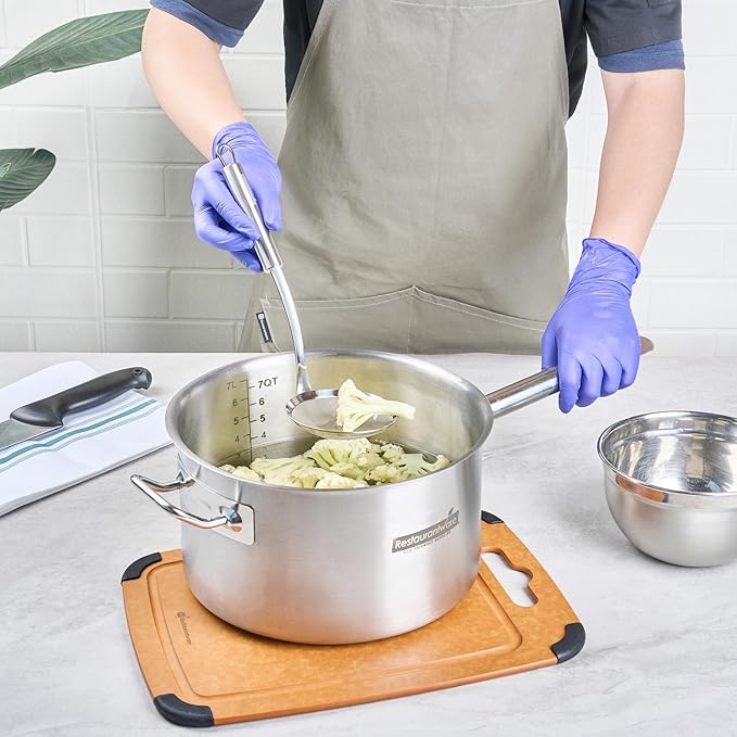 Restaurantware 11.5 in Stainless Steel Fine Mesh Strainer - German Standard Sieve Sifter with Ergonomic Handle, Dishwasher Safe - Reinforced Metal Food Strainer for Quinoa, Soup, Sauce, Baking