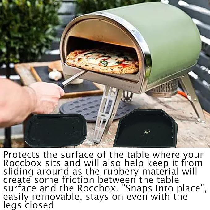 YMHYJY fits for Gozney Roccbox Pizza Oven Rubber feet Surface and Pedestals (pack of 6)