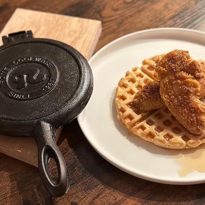 Rome's #1100 Old Fashioned Waffle Iron, Cast Iron