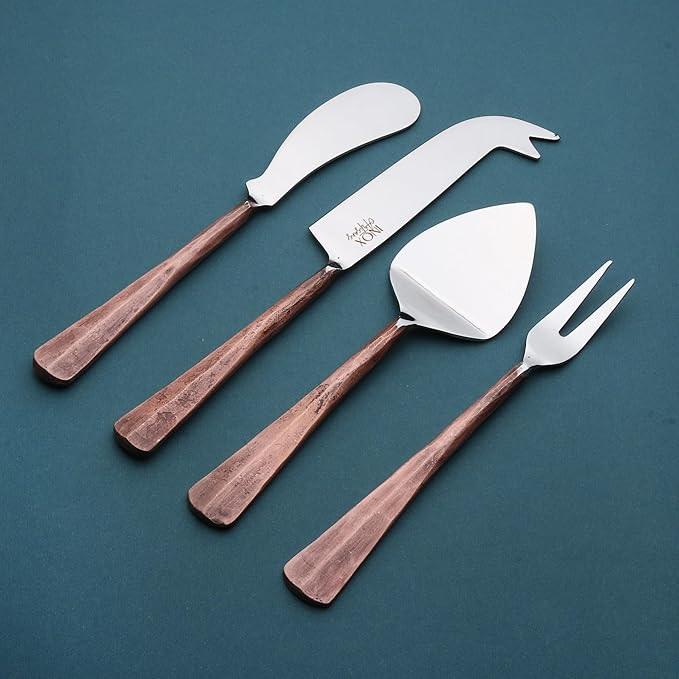 INOX artisans Ridge Cheese Accessories 4 Pc. Set