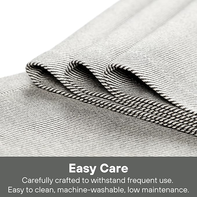 MEEMA Table Cloth Placemats Set of 4 | Washable Kitchen Mat with Pocket | Upcycled, Denim & Durable Cotton Fabric Table Mats for Home and Kitchen Decor| 14 x 20 in