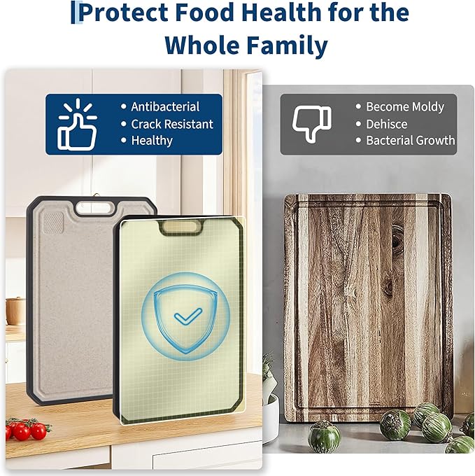 Garvee 304 Stainless Steel Cutting Board for Kitchen - Double Sided Chopping Board with Deep Juice Groove & Handle, Over-The-Sink Design, Scratch Resistant, 15x10 Inch, Premium Kitchen Gift