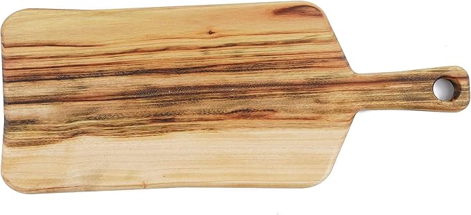 BOUMBI Fragrant Camphor Laurel Wood Reversible Cutting Board ((15.7x6.3x0.55 inches) paddle)