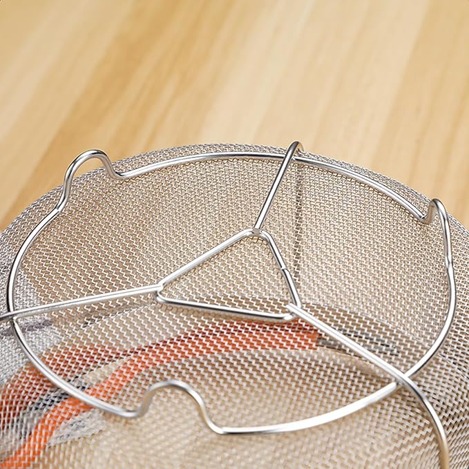 REDANT Steamer Basket for Instant Pot Accessories 6 & 8 Qt - Stainless Steel Mesh Strainer and Colander for Kitchen - Vegetable Steamer Insert with Handle for Cooking Broccoli, Eggs, Pasta - Silver