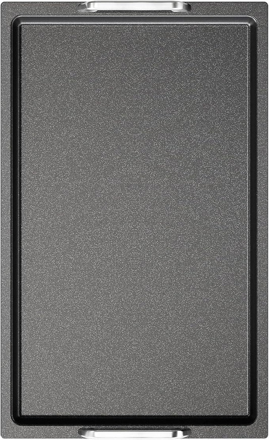 AMT Gastroguss The "World´S [.]" Professional Grill Plate, 53 x 33 cm, 2 cm deep, Stainless Steel Handles, die-cast Aluminium, Non-Induction, Lotan® Non-Stick Coating, AMZN-25333-G-US