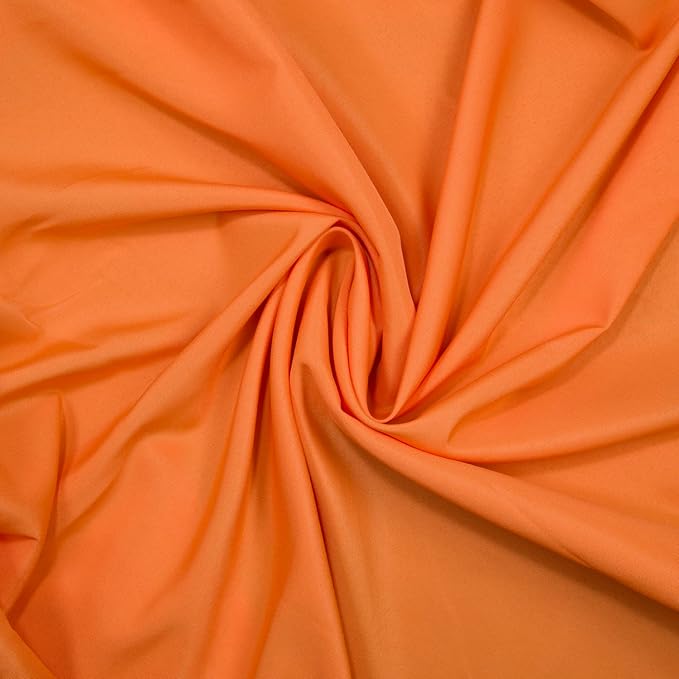 Gee Di Moda Round Tablecloth - 90 Inch Orange Round Table Cloth for 30 to 60 Inch Round Tables - Heavy Duty Washable Fabric - for Buffet Table, Holiday Party, Dinner, Wedding & Baby Shower