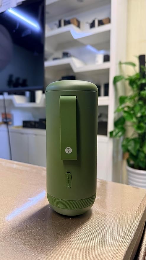 Nuttii Burr Coffee Grinder – Electric, Portable, Small, Quiet Adjustable Mini Conical Burr Coffee Bean Mill, 20 Grind Settings for Espresso, Pour-Over, French Press Moka A TIMEMORE Brand (Olive Green)