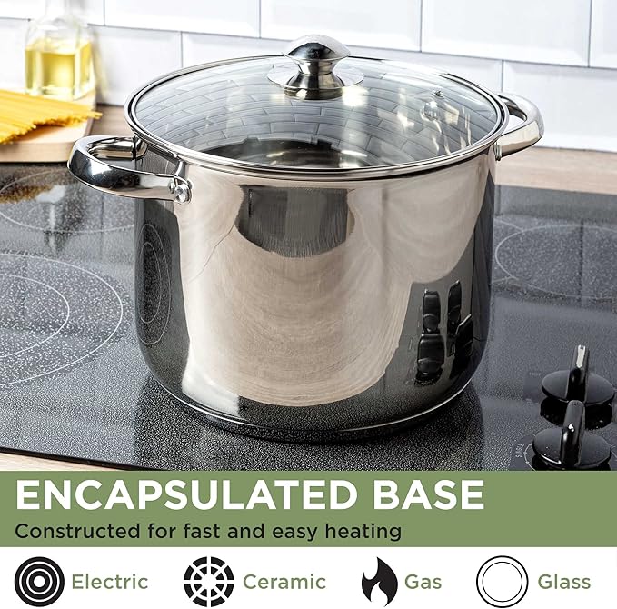 Ecolution Stainless Steel, 8-Quart (Pack of 2)