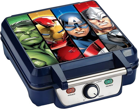 Marvel MVA-281 Avengers Waffle Maker, Blue