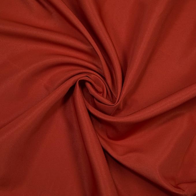 Gee Di Moda Round Tablecloth - 90 Inch Burnt Orange Round Table Cloth for 30 to 60 Inch Round Tables - Heavy Duty Washable Fabric - for Buffet Table, Holiday Party, Dinner, Wedding & Baby Shower