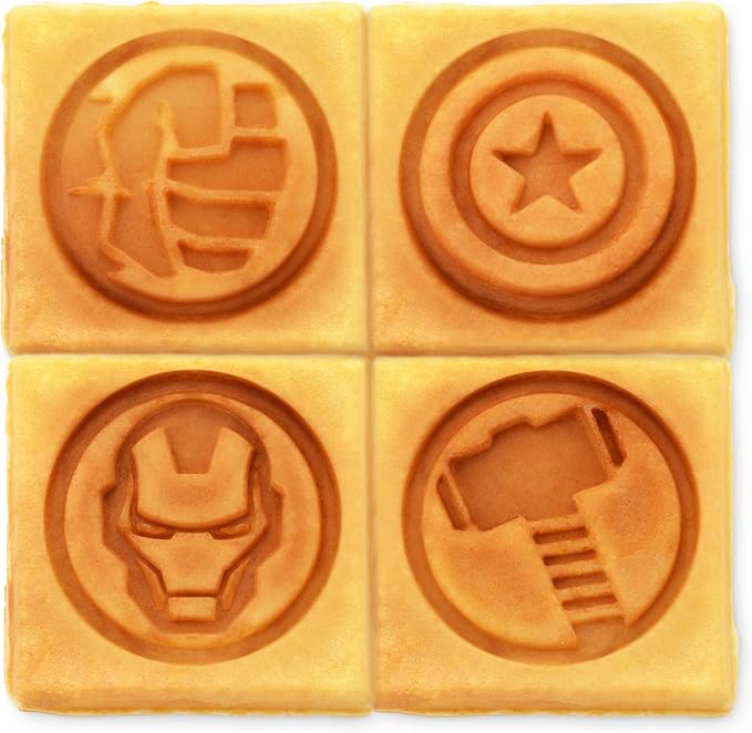 Marvel MVA-281 Avengers Waffle Maker, Blue