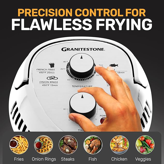 Big Boss 16Qt Large Glass Air Fryer Non Toxic – Family Sized Large Halogen Oven Cooker with 3 Cooking Sections, Stainless Steel Racks, French Fries, Chicken, No Preheat, Self Cleaning, Dishwasher Safe