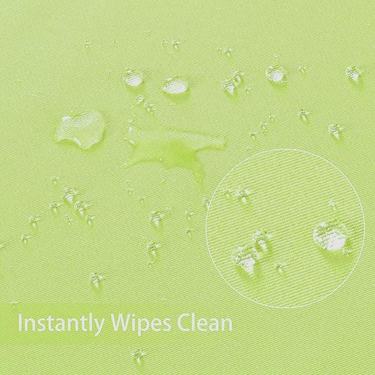 Obstal 210GSM Rectangle Table Cloth - Heavy Duty Water Proof Microfiber Tablecloth, Decorative Fabric Table Cover for Outdoor and Indoor Use (Light Green,60 x 120 Inch)