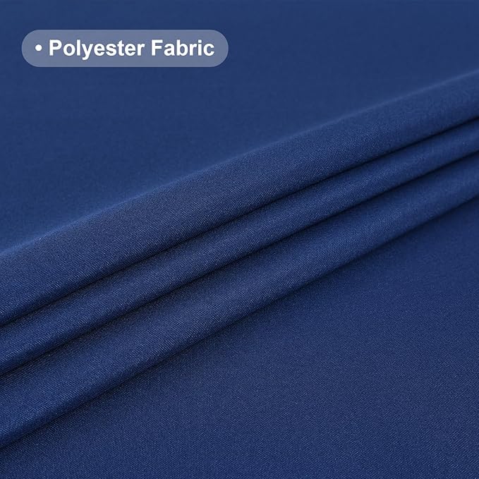 Wolkemer Small Square Tablecloth 36 x 36 Inch Washable Fabric Table Cloth Navy Blue Table Cover for Nightstand End Bedside Tables Tabletop Decoration