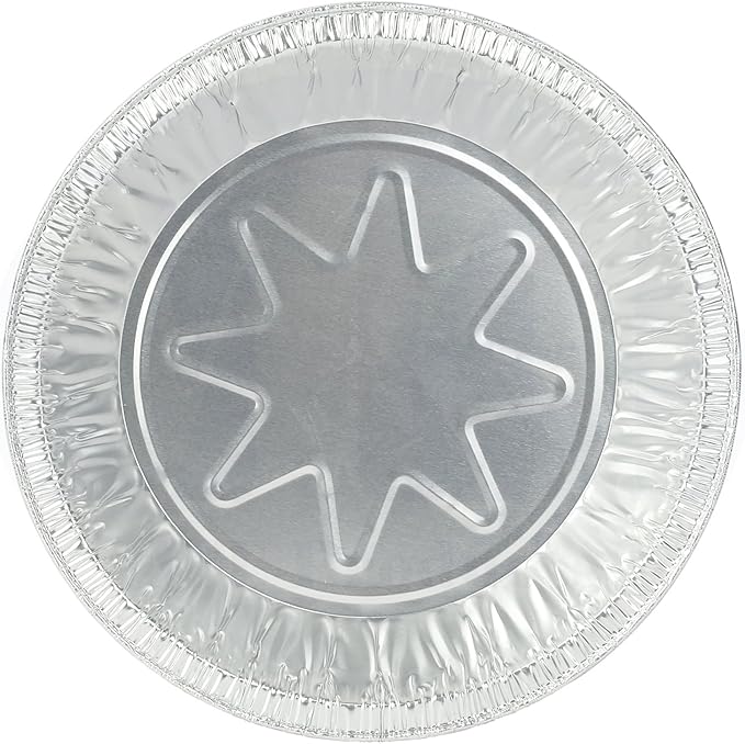 MT Products 8 Inch Outer Rim Disposable Aluminum Foil Tart/Pie Pan 1.25" Deep - Inside Measures 7 inches x 1.25 inches -(Thicker 45 Gauge) (35 Pieces)