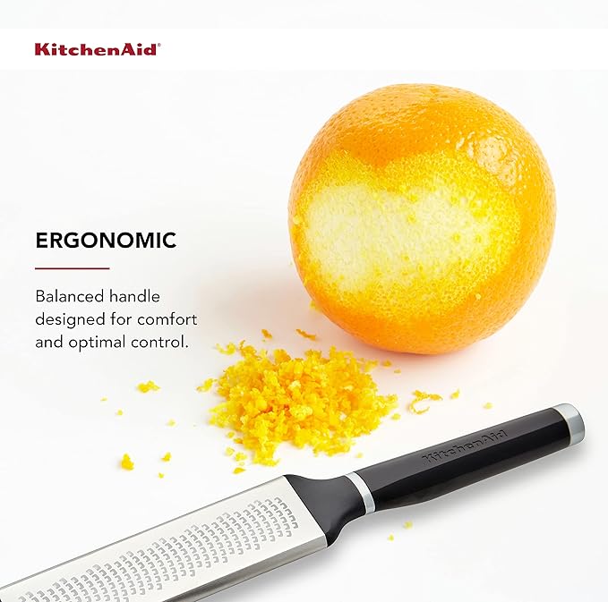 KitchenAid KE321OHOBA Classic Etched Fine Grater, One Size, Black 2