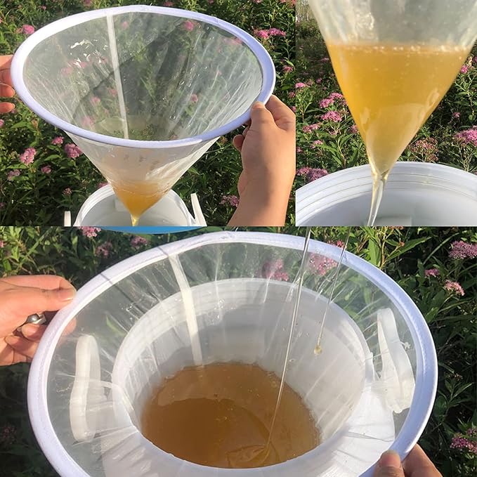 4PCS Honey Strainer Filter Net Screen Food Filter Apiary Equipment Extraction Tool