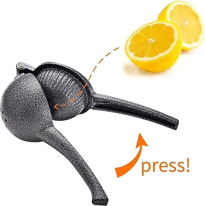 ARC Cast Iron Lime Juicer Lime Squeezer Lemon Squeezer, Heavy Duty Hand Juicer for Oranges, Pomegranate, Lemons & Limes(3.5"), J-001