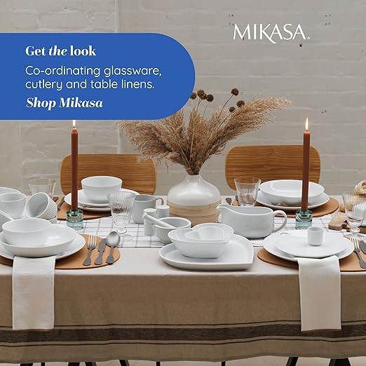 Mikasa Chalk Porcelain Mortar & Pestle, Labelled