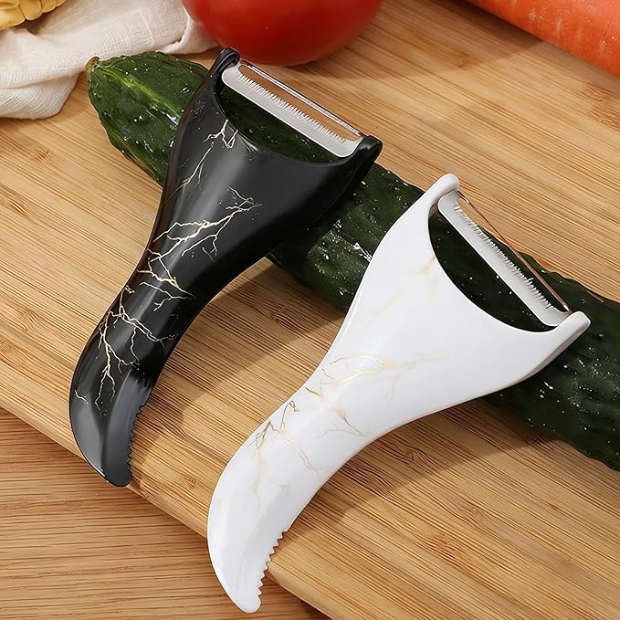 Potato Peeler, Smooth Peeler for Vegetables and Fruits with lightning Pattern,Vegetable Peeler with Stainless Steel Blade Effortless Peeling for Potatoes,Carrots,Fruits for Kitchen