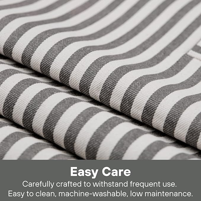 MEEMA Table Cloth Placemats Set of 4 | Washable Kitchen Mat with Pocket | Upcycled, Denim & Durable Cotton Fabric Table Mats for Home and Kitchen Decor| 14 x 20 in