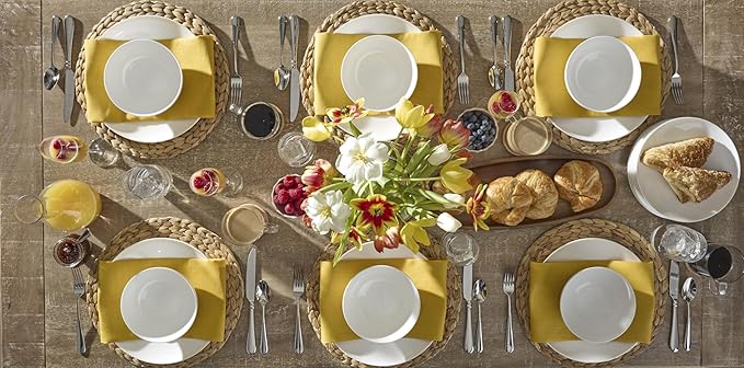 Lenox 899226 Studio 1414 Mirror 36-Piece Flatware Set, Service For 12