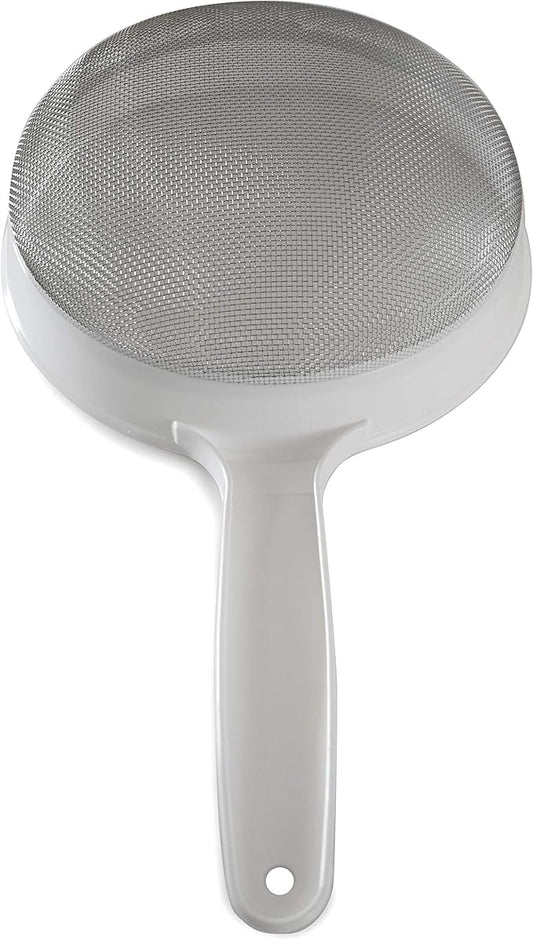 Norpro Stainless Steel Strainer, 8-1/2", 8.5", White
