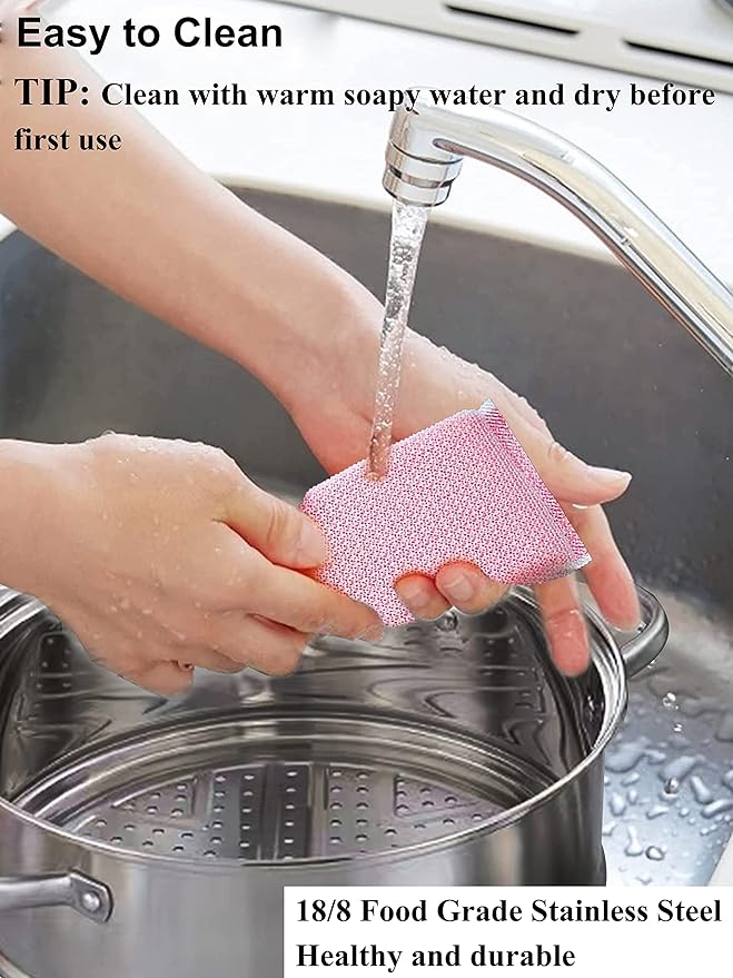 VENTION 3 tier Steamer Pot Stainless Steel Large 32cm, Induction Steamer for Cooking, 12.7 Inch Steam Pot for Dumpling