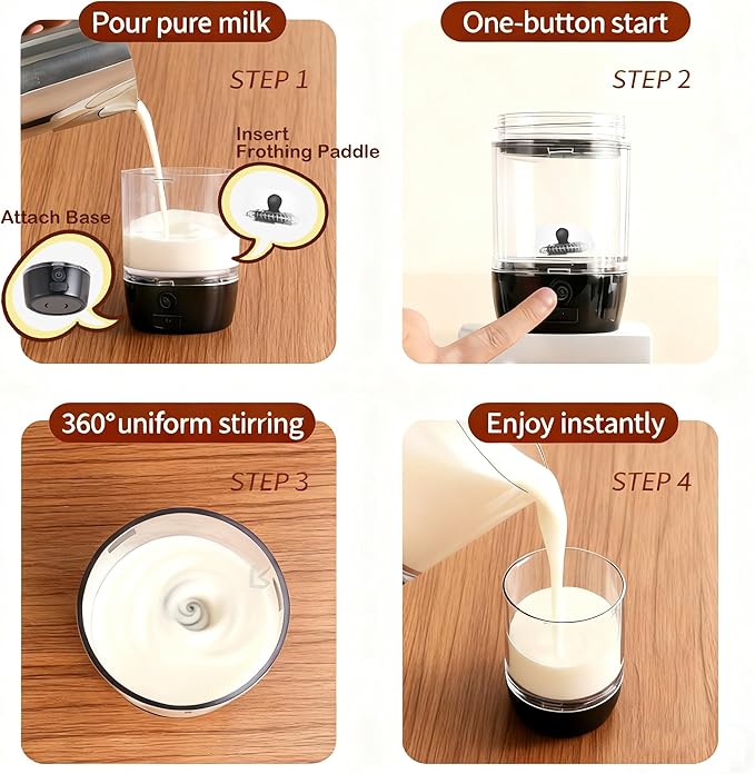 Caalio Portable Espresso Maker with Heating & Milk Frothing Cup, Coffee Maker, 3-in-1 Compatible with Ground Coffee and Dual Capsule Formats,Type-C Rechargeable Battery, Leak-Proof & Durable Design