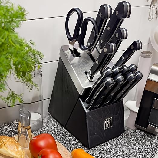 HENCKELS Classic 15-pc Self-Sharpening Knife Block Set