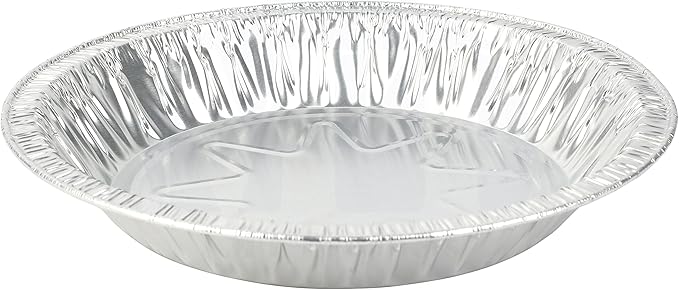 MT Products 8 Inch Outer Rim Disposable Aluminum Foil Tart/Pie Pan 1.25" Deep - Inside Measures 7 inches x 1.25 inches -(Thicker 45 Gauge) (35 Pieces)