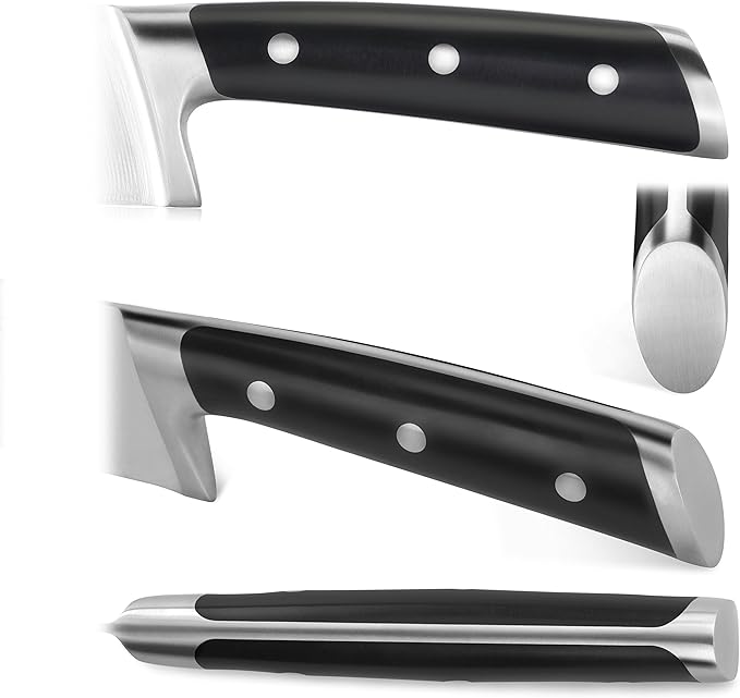 Cangshan TS Series 1020687 Swedish 14C28N Steel Forged 7-Inch Santoku Knife and Wood Sheath Set