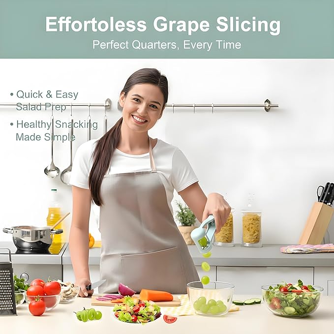 Fruit and Vegetable Corer Pepper Seed Apple Remover Bell Pepper Tomato Corer Tool Stainless Steel Kitchen Gadget (2 Pepper Corer + Grape cutter)