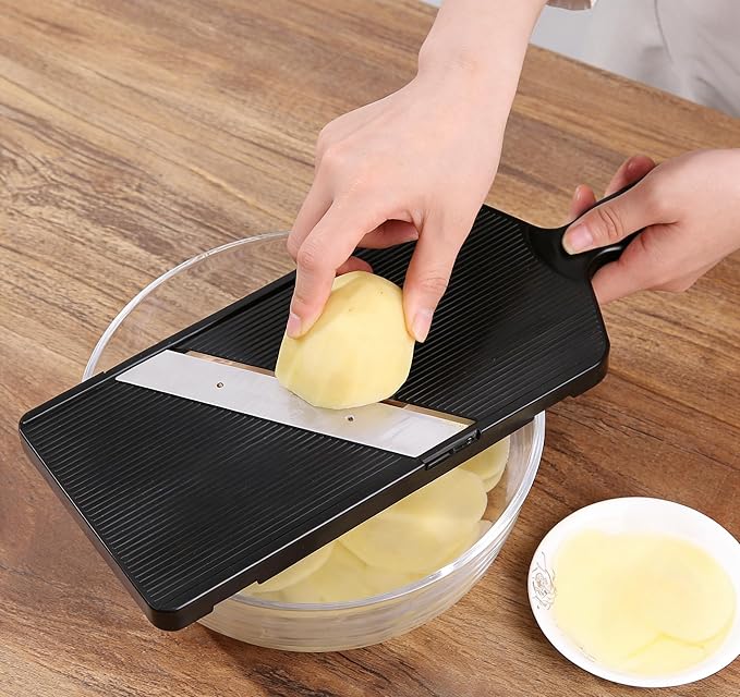 Generic Cabbage Slicer,Large Cabbage SlicerFluffy Shop Finish,for Ultra-Thin Julienne in Time,Adjustable Mandoline Food Slicer for Kitchen Wide with Safety Holder, Yeuiba06 (Big)