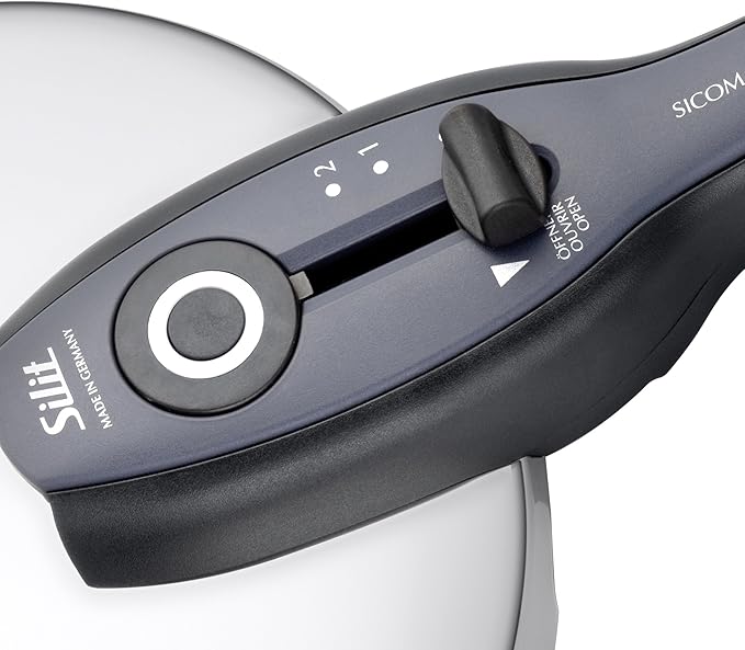 Silit "Sicomatic - T-Plus Duo Pressure Cooker, Silver, 3/4.5 Litre