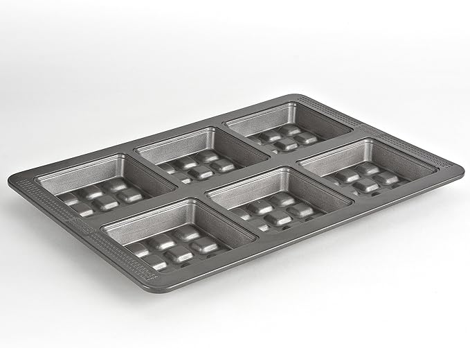 Sweet Creations Waffle Cake Pan, Silver